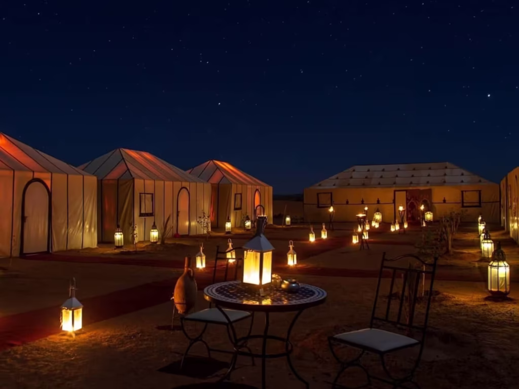 Morocco desert camp